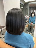 【Plume】ストレートパーマ×ボブ