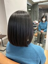 プリューム(Plume) 【Plume】ストレートパーマ×ボブ
