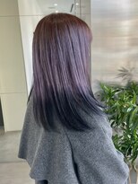 ゴウトゥデイシェアサロン 町田店(GO TODAY SHAiRE SALON)&nbsp;イヤリングカラーパープル♪