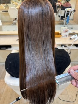 ニューヨークニューヨーク 桂店(NYNY)の写真/[桂駅すぐ]髪の状態を丁寧にカウンセリング☆ナチュラルな仕上がりが人気の【オーダーストレート】をぜひ♪