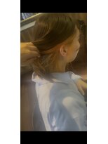 ヘアークリアー 草加&nbsp;オレンジイヤリングカラー