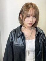 ジゼル(GiseL) ボブ　ベージュ　ミルクティー