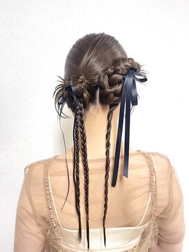 ヒュミ(hymy) 推し活やイベントに♪/ゆるふあ巻き/ヘアメ/カチモリヘア/韓国