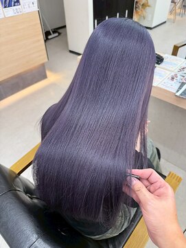 アリープパロット(ALEAP parrot) ケアブリーチ/ストレート/パープル【ALEAP parrot/多賀】