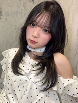 ロンドルピナス 小倉(Lond Lupinus)&nbsp;黒髪カタログ/オリーブグレー/ココアベージュ/小顔に見せるヘア