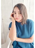 【月1メンテ】白髪染めリタッチでも透明感カラー」