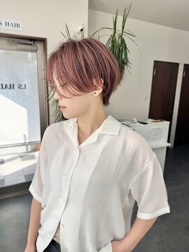 エルエスヘアー(LS HAIR) 【片山陽基】ブリーチシャドーピンクとクールショート