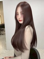 クイーン バイ ノイズ 西院(QUEEN by noism) ナチュラルレイヤートレンドカラー韓国風シースルーバング
