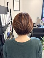 セジールへアメゾン(SAISIR HAIRMAISON)&nbsp;着物ヘア/ダークアッシュ/ミディアムレイヤーカット/岡山