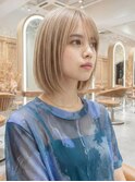 大人ガーリー/ダークアッシュ/似合わせカット［世田谷］