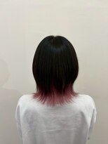 アウラ(AURA) インナーカラー/ピンクカラー/レイヤーボブ