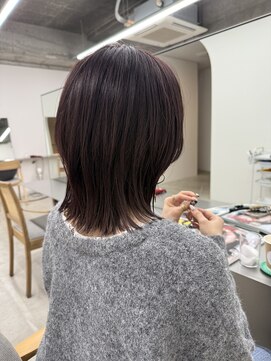 ツバメ ヘアー(TSUBAME HAIR) 艶感のでるピンクパープルカラー