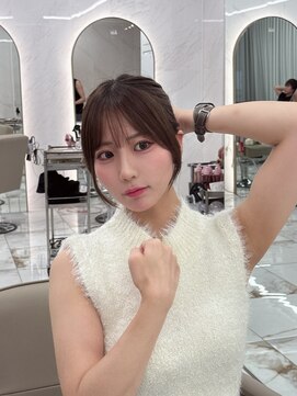 キティー サカエ(kiti SAKAE) 2way シースルぱっつん 小顔 レイヤーカット くびれヘア韓国ヘア