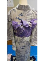 小林着付教室 ゆかたのアレンジ結び