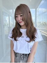 サラビューティーサイト 九大学研都市店(SARA Beauty Sight)&nbsp;ミルクティーベージュ/ロングスタイル/ケアブリーチカラー
