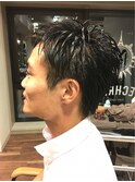 爽やかスッキリ刈り上げ2ブロックショート