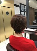 くびれショート×骨格補正似合わせカット