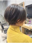 ミルクティーベージュダブルカラーインナーカラー韓国20代前髪