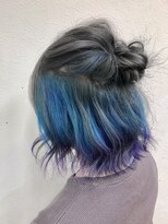 ライブトレア(LIVE TOREA)&nbsp;インナーカラー　ブルー×パープル