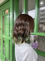 ネバーランド(NEVERLAND)&nbsp;☆裾だけグリーンカラー☆