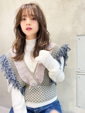 エイミー(Aimee) Aimee 町田 グレージュ×エアリーロング