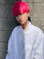 アート(a-to)&nbsp;無敵ピンクの刈り上げマッシュベリーショート