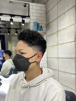 ミナミ(MINAMI)&nbsp;くせ毛の方オススメフェードスタイル　国分寺