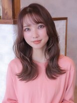 アグ ヘアー フラン 盛岡本宮店(Agu hair fran) 《Agu hair》くびれ内外巻きミディ