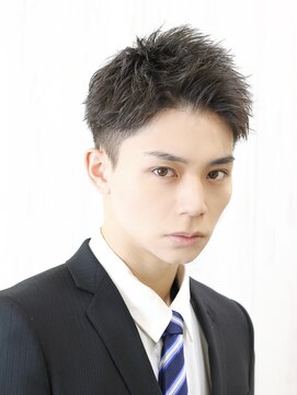 ベーア(Bar) ビジネスアップバングショートメンズ短髪刈り上げベリーショート