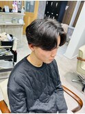 ハイライト/マッシュパーマ/ウルフ/アッシュブラック/津田沼