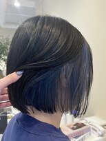 ピピバイヨーク(pipi, by yoke.)&nbsp;イヤリングカラー/インナーカラー/ダークブルー