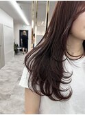 レイヤー/ロングレイヤー/ピンクブラウン