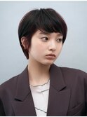 重めカジュアルマッシュショート