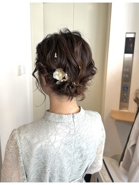 シェノン(Chainon.) ヘアアレンジ ボブアレンジ お呼ばれヘア 博多