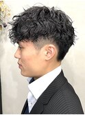 ツイストスパイラル/波打ちパーマ/ツーブロック/ツイストパーマ