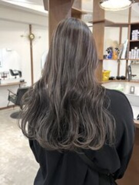 ラック 表参道(LUCK) コントラストハイライト/デザインカラー/グレージュ/20代