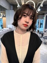 イトシテ&nbsp;ボブニュアンスパーマ×アッシュブラウン　【鎌田　隆雅】