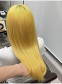 ハニーイエローカラーブロンドブリーチダブルカラー/横浜/横浜駅