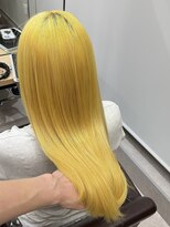 ユウル 横浜(juhl.)&nbsp;ハニーイエローカラーブロンドブリーチダブルカラー/横浜/横浜駅