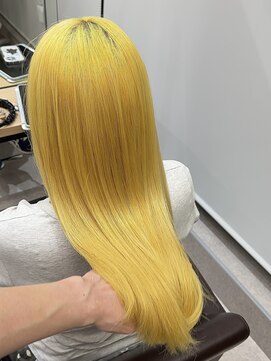 ユウル 横浜(juhl.) ハニーイエローカラーブロンドブリーチダブルカラー/横浜/横浜駅