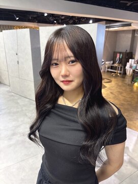 ハンナ 札幌(HANNAH) 黒髪艶ロング　髪質改善　ストレート　くびれヘア　夏ヘア