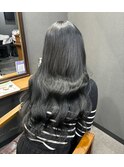 黒髪ロング！プルエクステで！