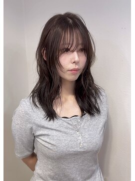 カミケン 黒岩店 kamiken・ ふんわり動きのあるミディアムレイヤー【カミケン黒岩店/福島】