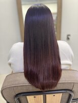 ルアンプラス(ruen+) 髪質改善カラー+髪質改善トリートメント+カシスカラー