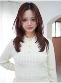 ANGELICA ボルドーレッド トレンドレイヤー