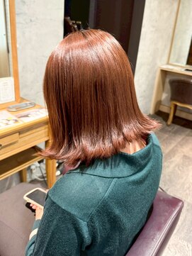 アフィナー(Afinar) 【横浜/横浜駅】艶感ボブ◎柔らかブラウンで大人可愛く