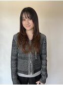 ロングヘア　レイヤーカット