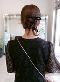 ヘアセット編み込みブライダルヘア成人式ヘアセット