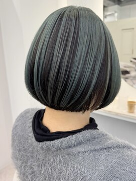 グーフィートーキョー 銀座(Goofy Tokyo) 渋谷トモヒロ】大人アウターカラー/モスグリーン/ボブ/2