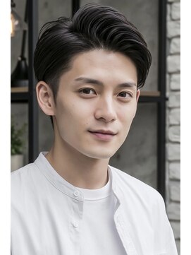 リアンメンズ 青山 表参道(Liun men's) ツーブロック　サイドパート　ジェントルショート